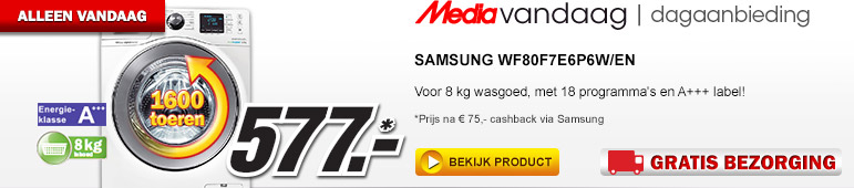 Media Markt - SAMSUNG WF80F7E6P6W/EN