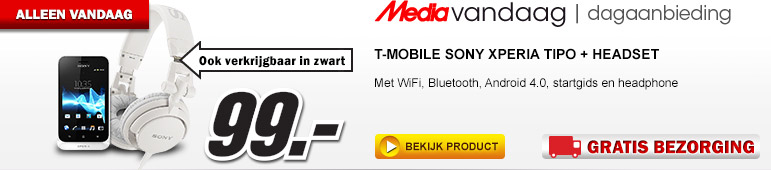 Media Markt - Sony Xperia Tipo T-Mobile Prepaid + Headset