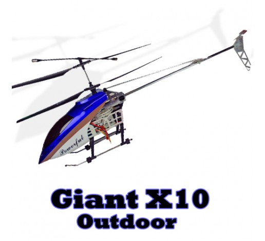 Mega Gadgets - X10 R/c Helicopter Outdoor 105 Cm, Voor 15:30Uur Besteld, Altijd De Volgende Dag In Huis