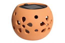 Nice Deals - Terracotta Pot Met Led Lamp Op Zonne-energie
