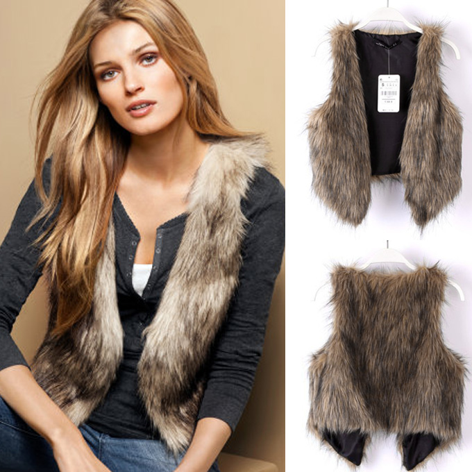 One Day For Ladies - Fake fur gilet