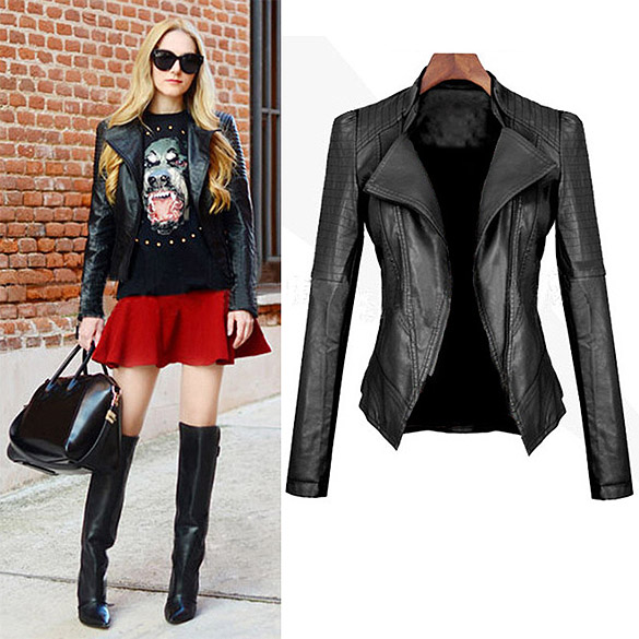 One Day For Ladies - Leather look jacket