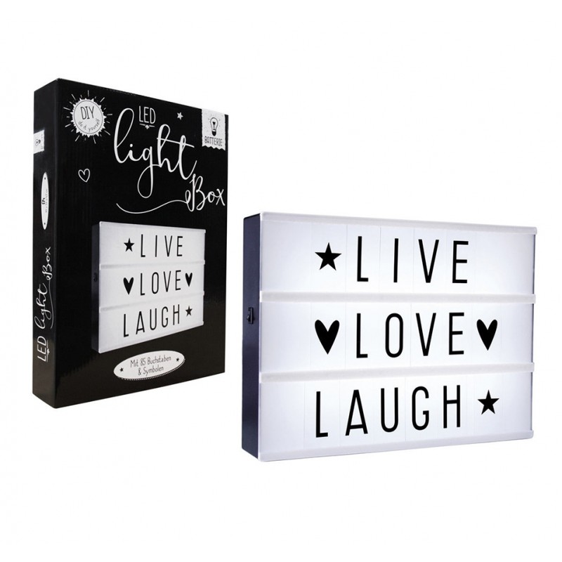 One Day For Ladies - Licht box met letters