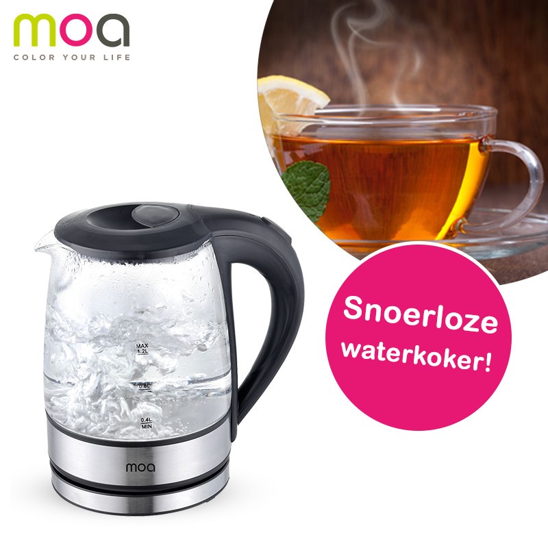 One Day For Ladies - Moa waterkoker 1,2 L