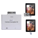 One Day Price - 2 in 1 camera connection kit+card voor de iPad, iPod Touch 2nd/ 3rd