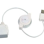 One Day Price - 2 x Uittrekbare USB kabel geschikt voor de iPhone/iPod/iPad (2 stuks)