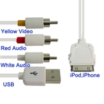 One Day Price - Component AV Cable voor de iPhone 3G V2.2 en lagere versies, iPhone &amp; iPod