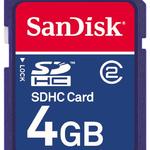 One Day Price - SanDisk Standard SDHC&trade; Card 4GB