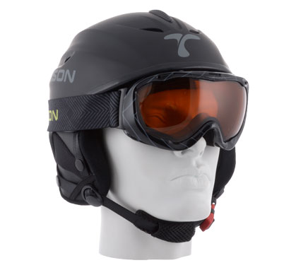 Plutosport - Tenson Ski Helm + Ski Bril