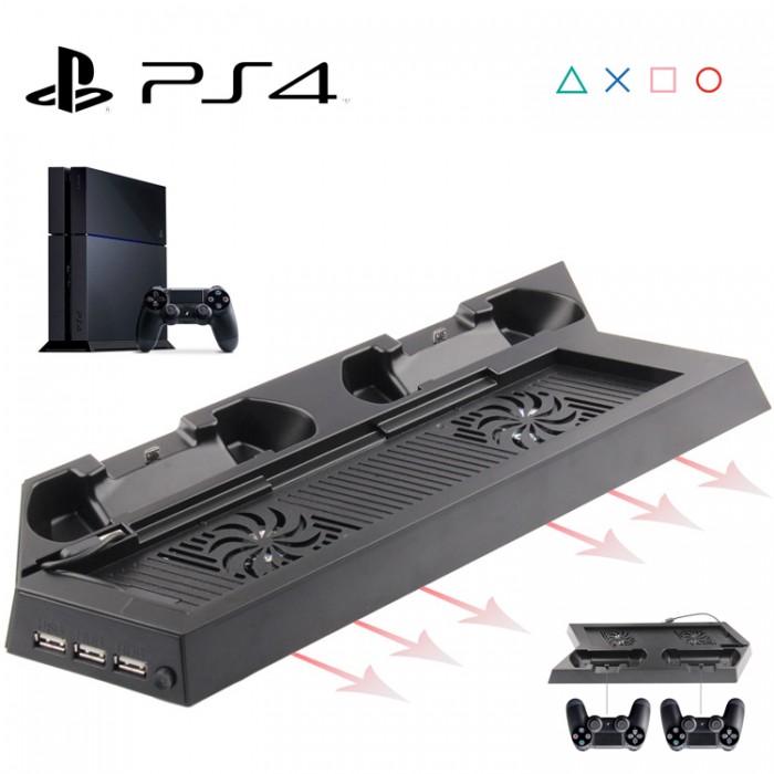 Price Attack - Vertical Stand + Usb Hub Ps4