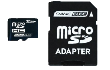 Saturn - DANE-ELEC Dane-Elec MICRO SDHC 32GB 2IN1