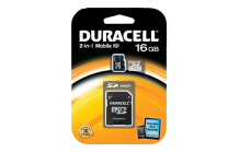 Saturn - DURACELL 16 GB MicroSDHC 2-in-1 geheugenkaart