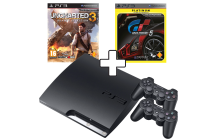 Saturn - SONY PS3 320GB + Gran Turismo 5 + Uncharted 3