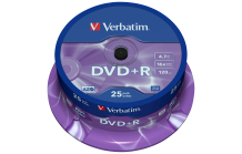 Saturn - VERBATIM DataLifePlus DVD+R 16X 4,7GB (25 Stuks op Spindel)