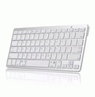 Spullen.nl - Bluetooth Mini Keyboard Zilver/Zwart