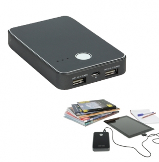 Spullen.nl - Draagbare USB Power Bank 7000 mAh