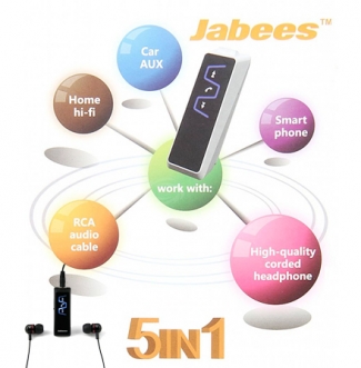 Spullen.nl - Jabees Bluetooth Headset en Audio Receiver