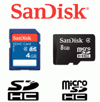 Spullen.nl - SanDisk Micro SDHC en SDHC geheugenkaarten