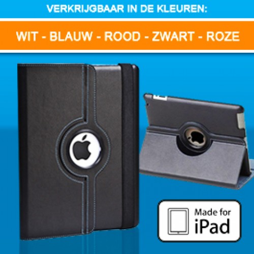 Super Dagdeal - iPad Rotation Case verkrijgbaar in 5 kleuren [inclusief verzendkosten]