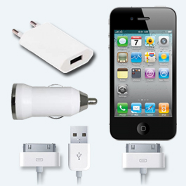 Super Dagdeal - Oplader voor de iPhone, iPad of iPod! Laad je portable Apple producten thuis op of onderweg!