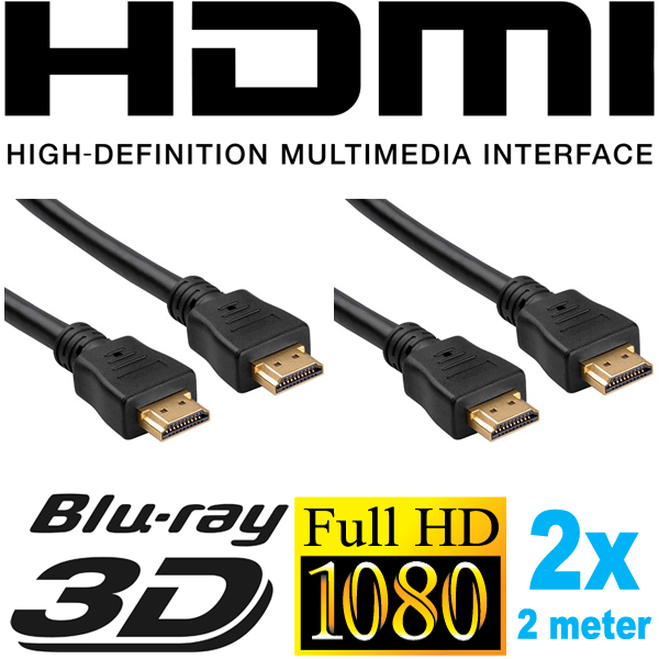 Today's Best Deal - 2x 3D+Full HD HDMI 2m