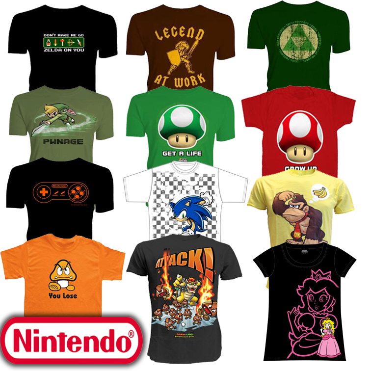Today's Best Deal - Nintendo Helden T-Shirts