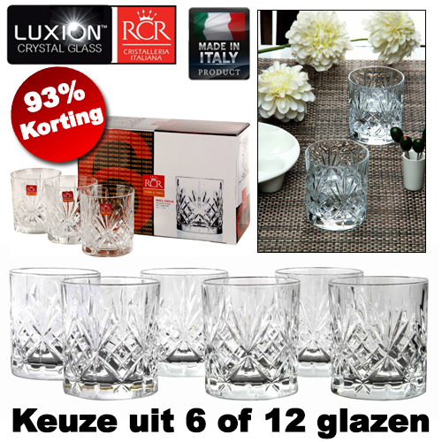 Today's Best Deal - RCR Home & Table Crystal glazen