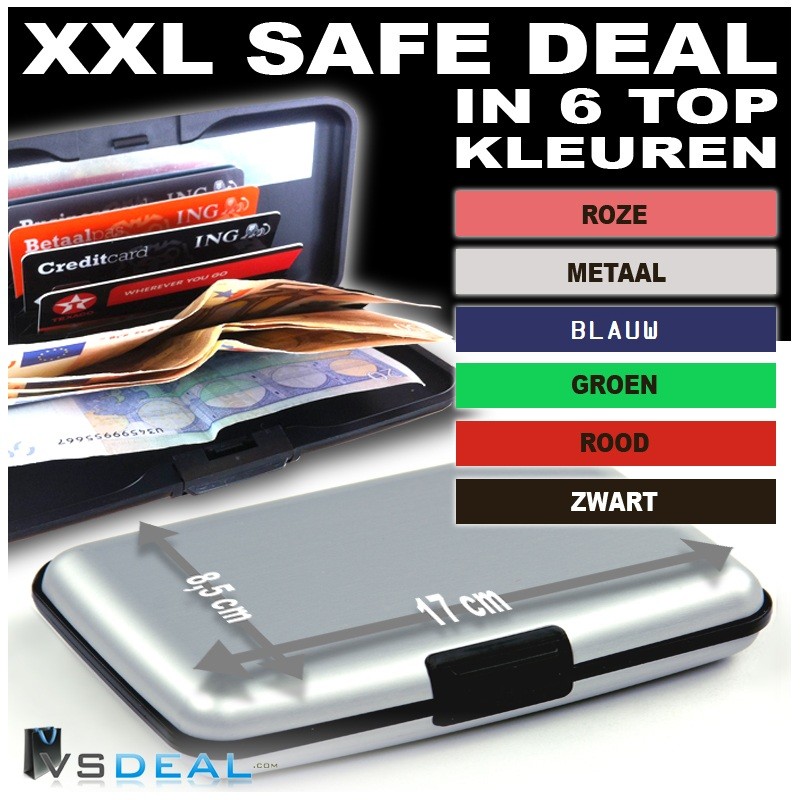 vsdeal.com - De vernieuwde Aluminium Wallet XXL (Bekend van TV!) OP=OP
