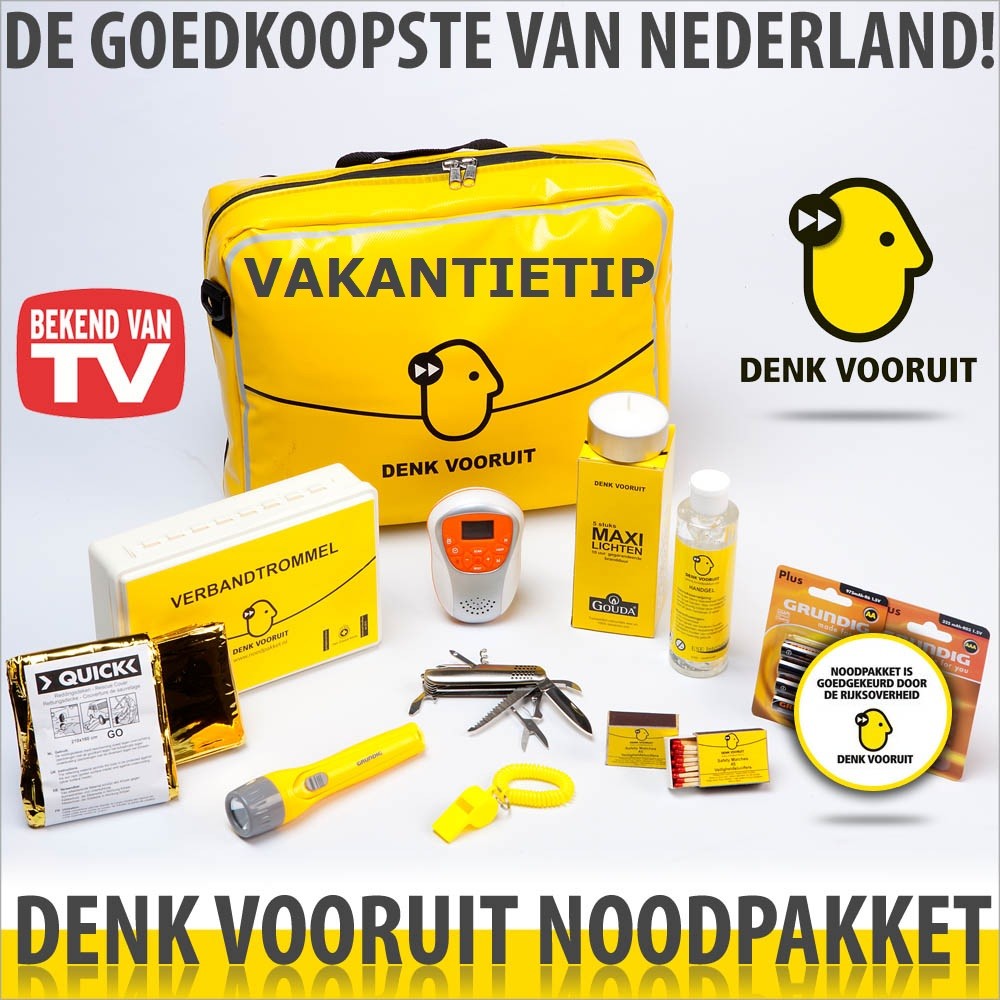 vsdeal.com - Denk Vooruit Noodpakket VAKANTIETIP!!!