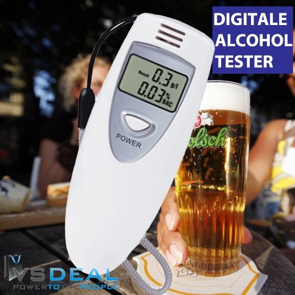 vsdeal.com - Digitale alcoholtester met LCD scherm