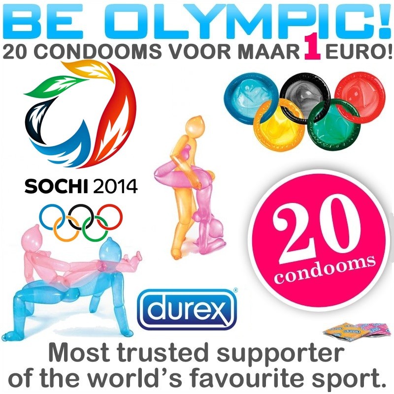 vsdeal.com - Durex Olympische Winterspelen Actie 20 of 40 Condooms OP=OP