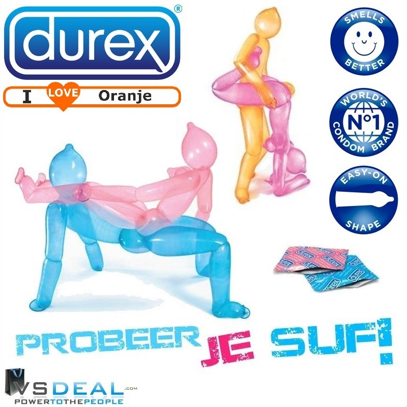 vsdeal.com - Durex OranjeActie 20 of 40 Condooms OP=OP