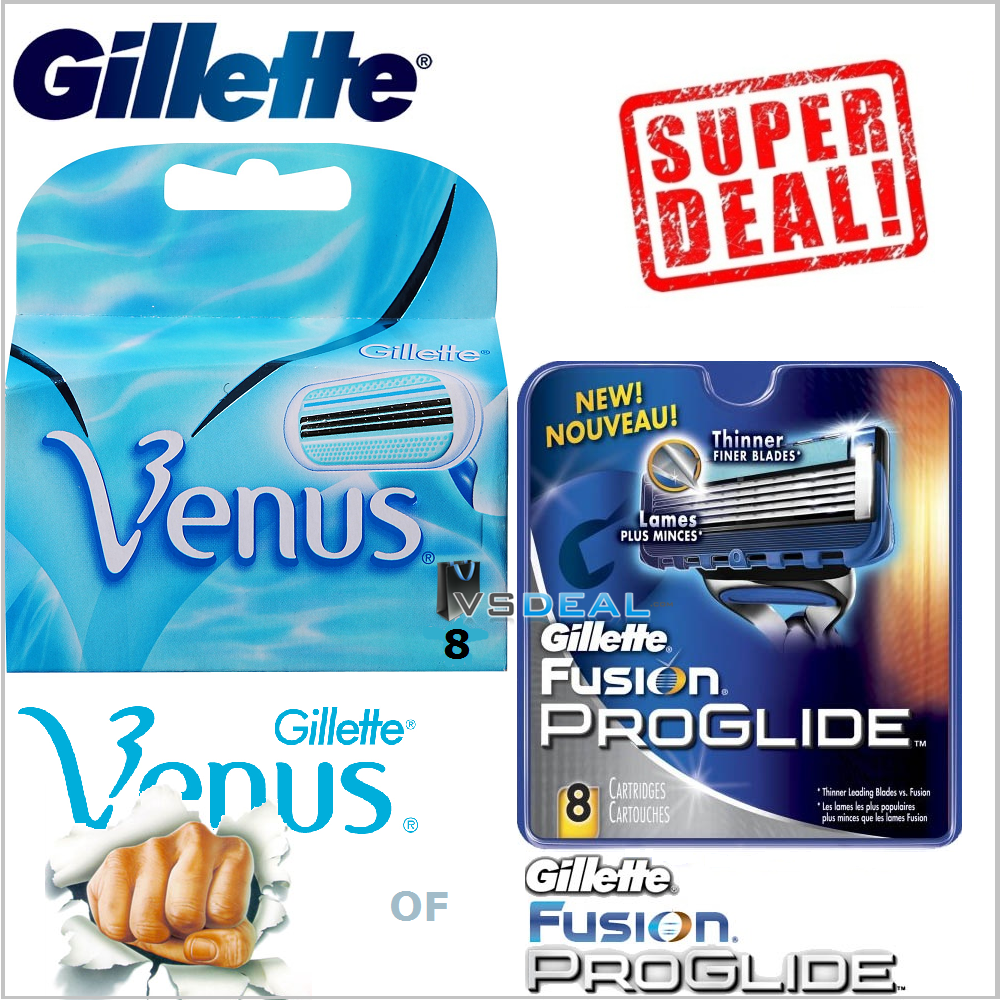 vsdeal.com - Gillette Fusion ProGlide of Venus Scheermesjes 8 pack manual
