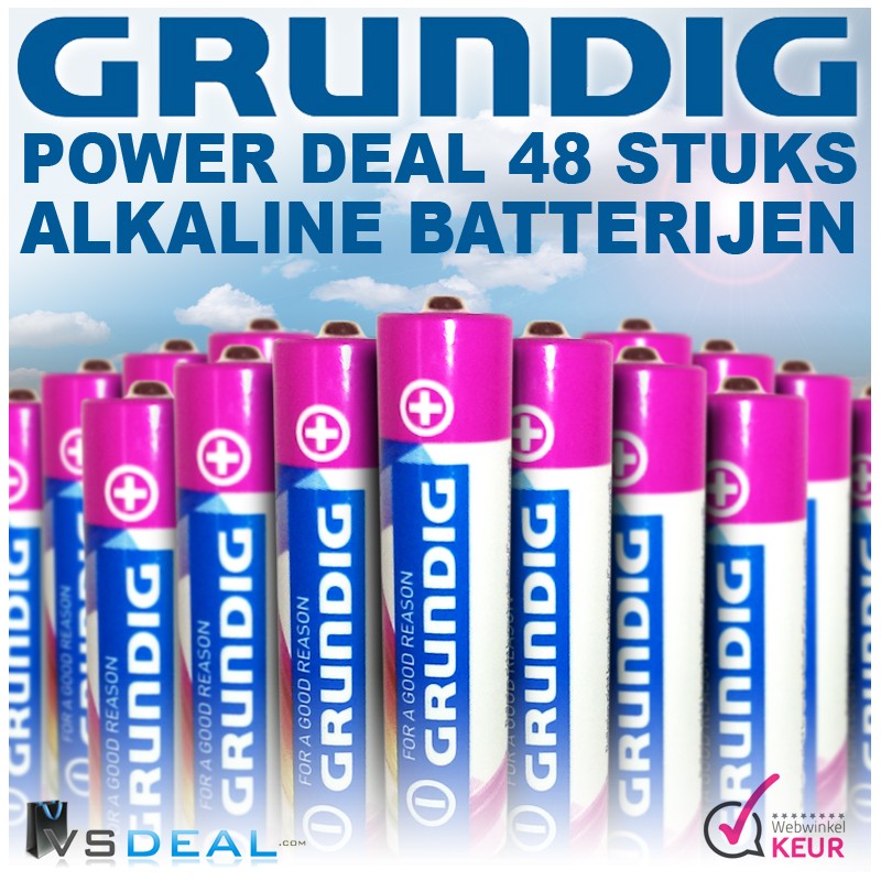 vsdeal.com - Grundig Power ++ 48 stuks UITVERKOOP!!!!