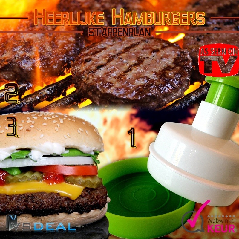 vsdeal.com - HamburgerPers Chop Chop Nieuw in Nederland!!