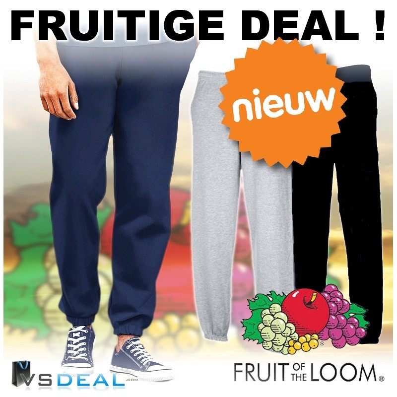 vsdeal.com - Huiskamer broek Fruit of the Loom in 3 kleuren OP=OP