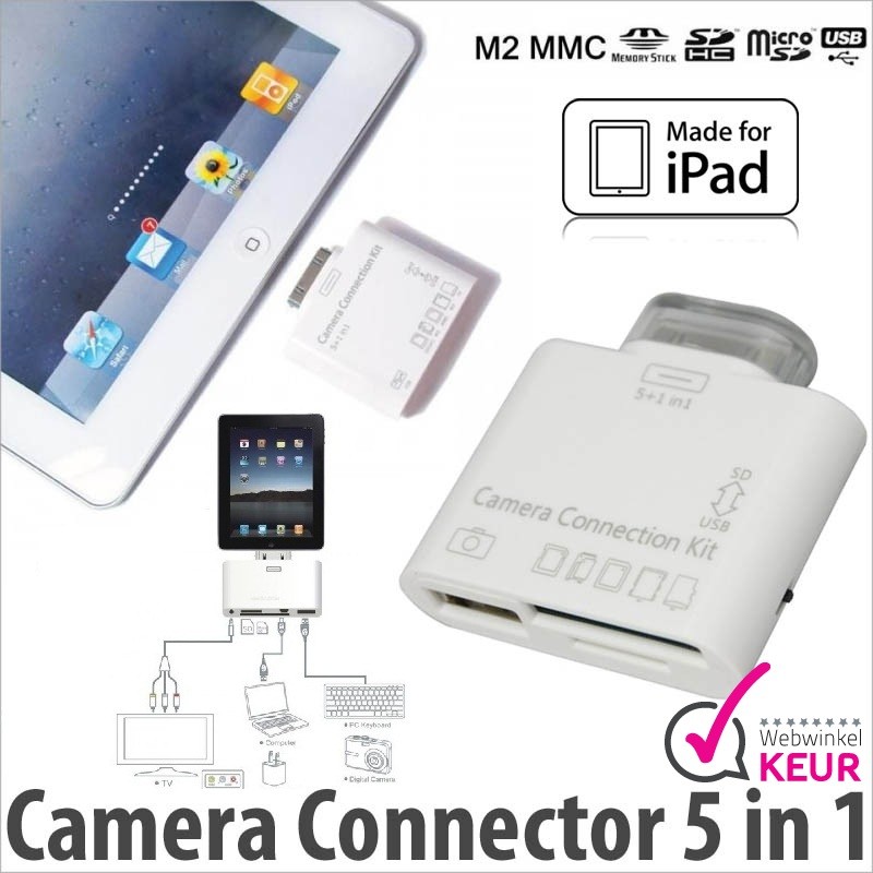 vsdeal.com - iPad Camera Connector 5-in-1 Sale