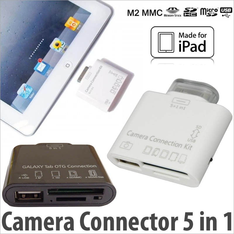 vsdeal.com - iPad / Samsung Camera Connector 5-in-1