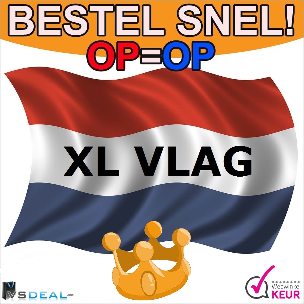 vsdeal.com - Nederlandse Vlag XL STUNTAANBIEDING!!