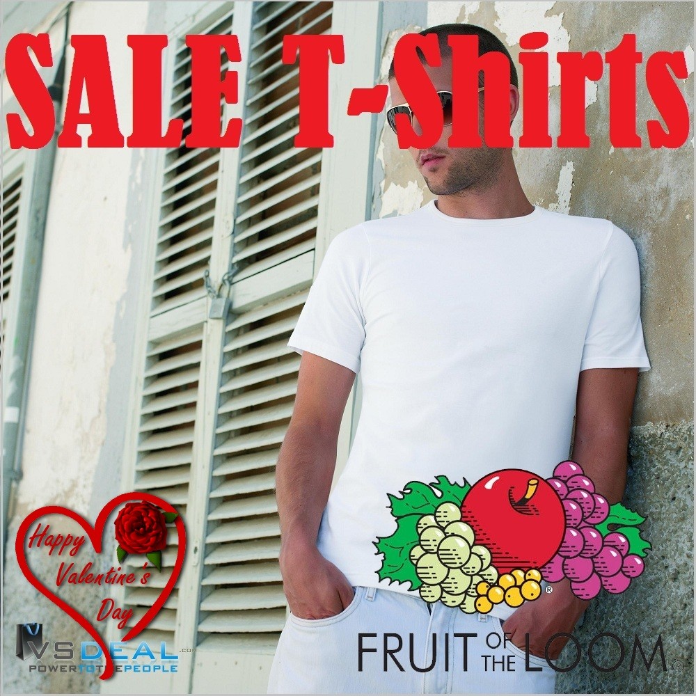 vsdeal.com - Sale Fruit of the Loom T-shirts