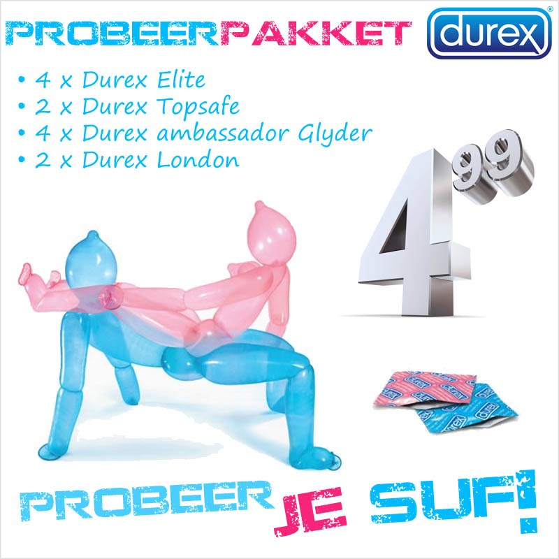 vsdeal.com - Ultiem Durex Probeer Pakket 12 Condooms