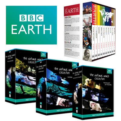 Waat? - BBC Earth natural World Collection (9 DVD) en BBC Life on Earth (10 DVD of BLU-RAY)
