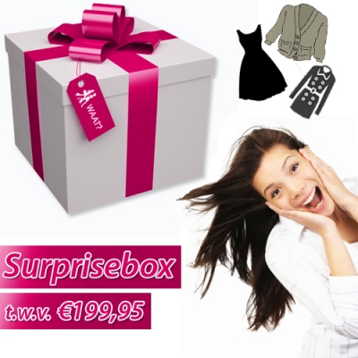 Waat? - Beperkte voorraad: Surprisebox + kleding t.w.v. €199,95