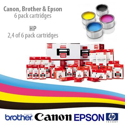 Waat? - Cartridge deal voor Canon, Epson, Brother en HP printers