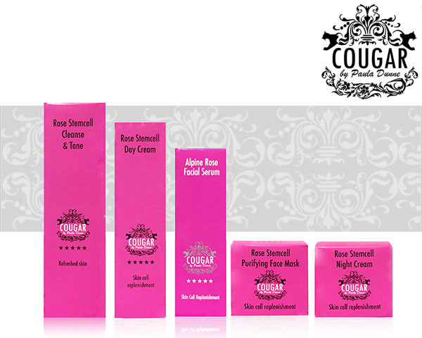 Waat? - Cougar cosmetica pakket met rozen stamcel extract