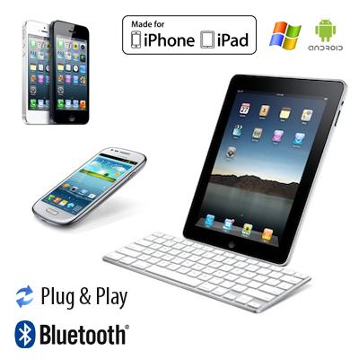 Waat? - Draadloos Bluetooth keyboard (voor je tablet, smartphone, laptop of pc)