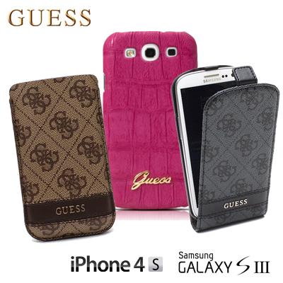 Waat? - GUESS telefoonhoesjes iPhone 4/4s en Samsung Galaxy S3
