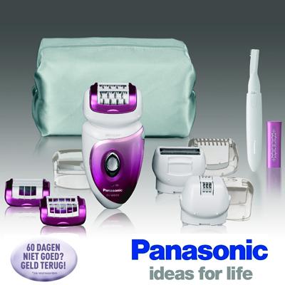 Waat? - Panasonic Epilator Wet & Dry met Facial trimmer