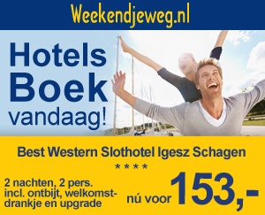 Weekendjeweg - Best Western Slothotel Igesz 4* vanaf 153,-.
