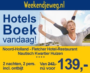 Weekendjeweg - Fletcher Hotel-Restaurant Nautisch Kwartier 3* vanaf 139,-.
